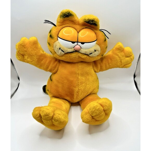 Vintage Garfield Plush Creations by Dakin & Co 1978 1981 Large Orange Cat 18” - Picture 11 of 11